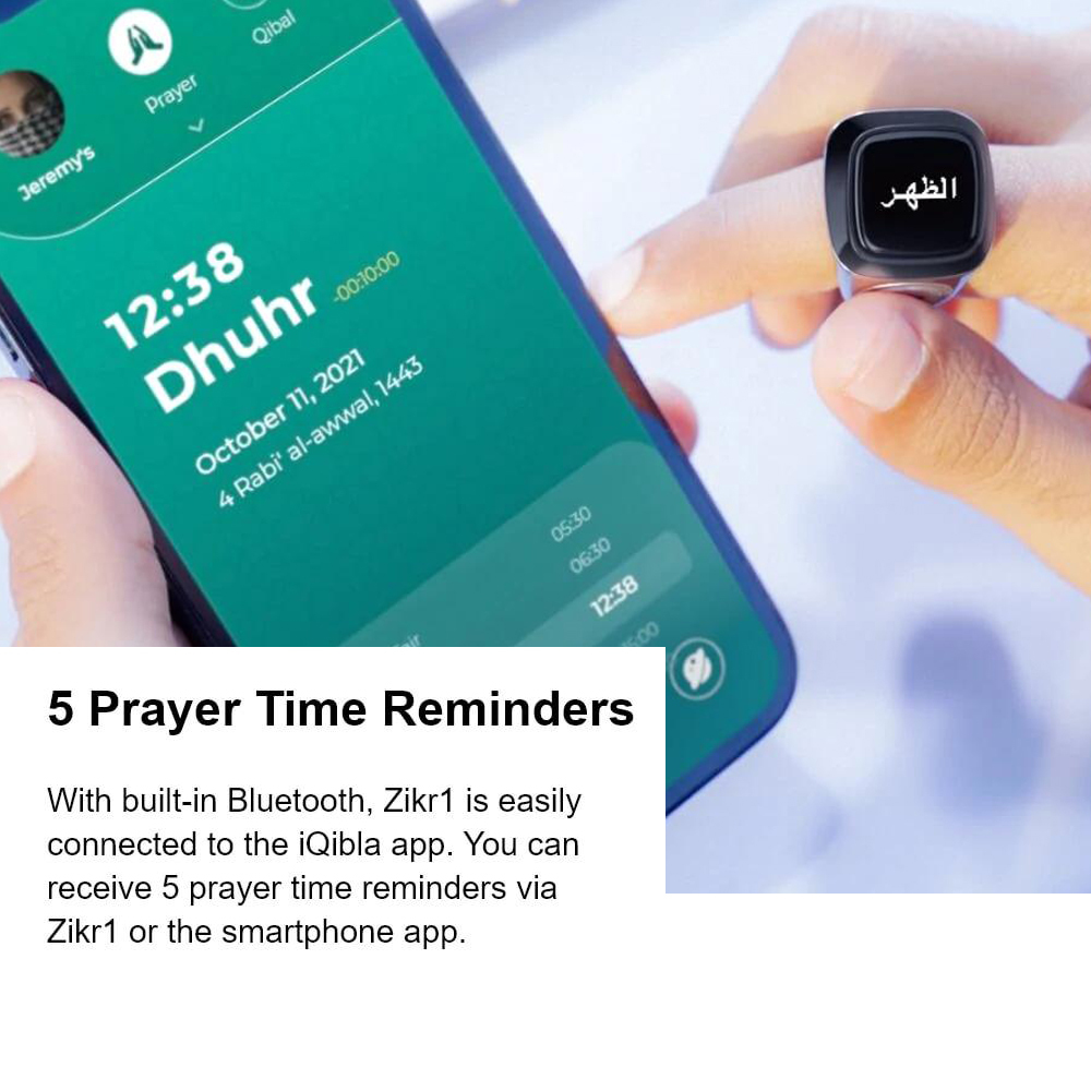 Digital Prayer Ring with Tasbih Counter 2