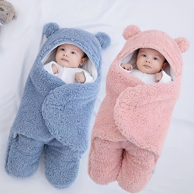 Winter Baby Sleeping Bag with Bear Print
