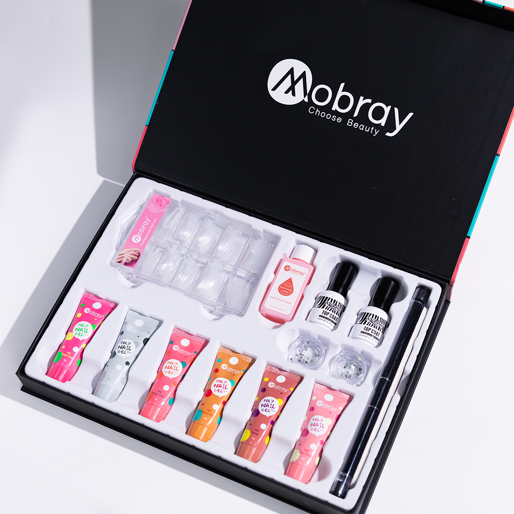 MOBRAY Poly Gel Nail Kit for Home 6 2