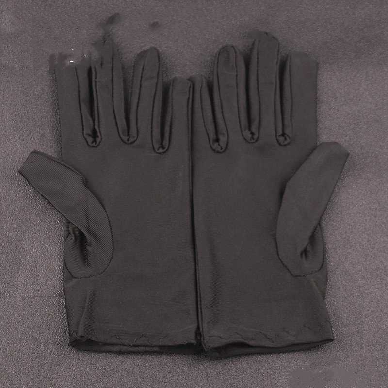 Black Gloves For Jewelry Store Etiquette Pure Cotton