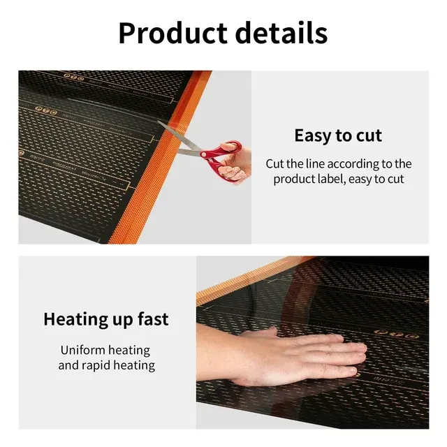 Infrared Graphene Underfloor Heating Film 3