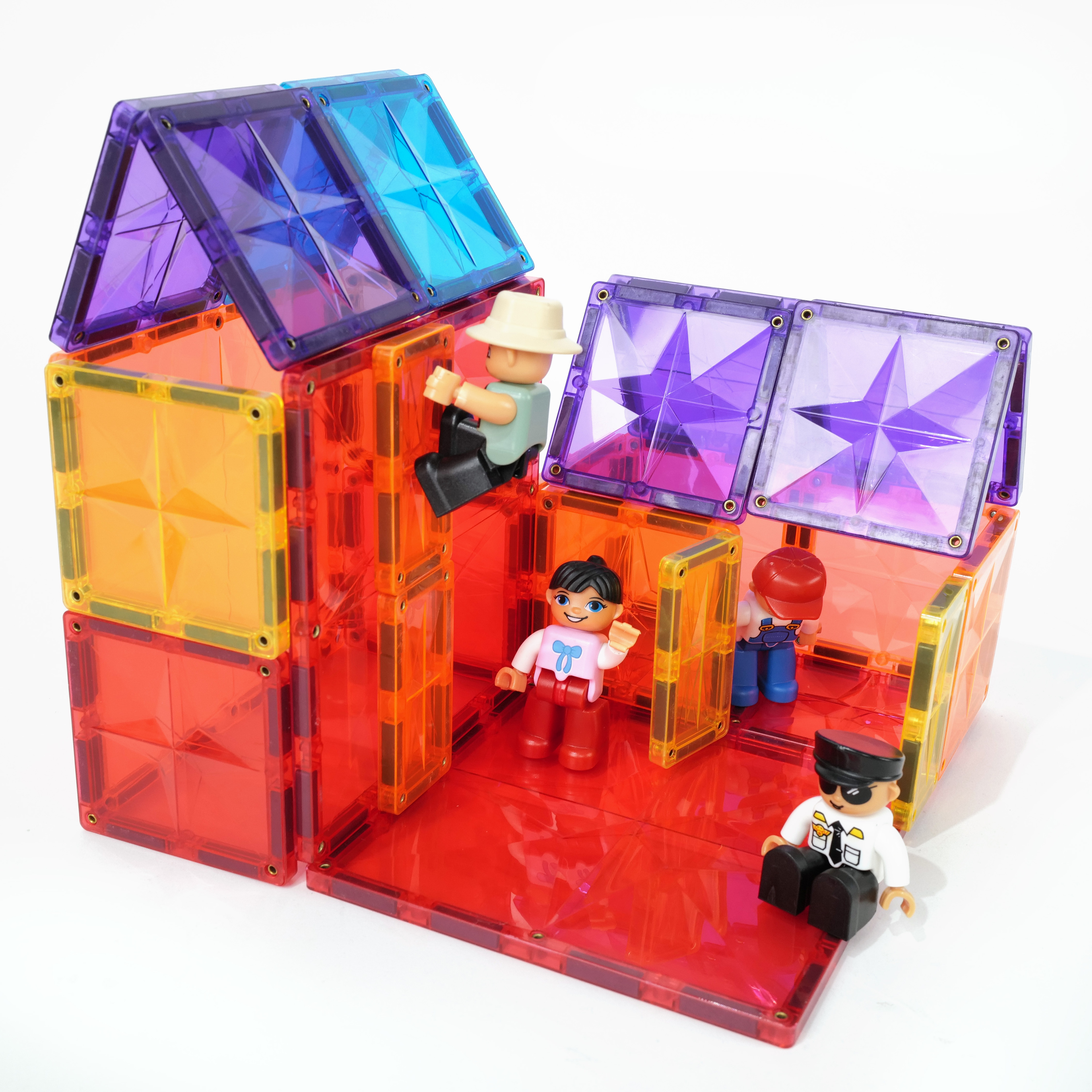 4-Piece Magnetic Mini Figures Set