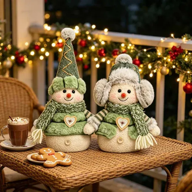 Snowman Christmas Figurine 2