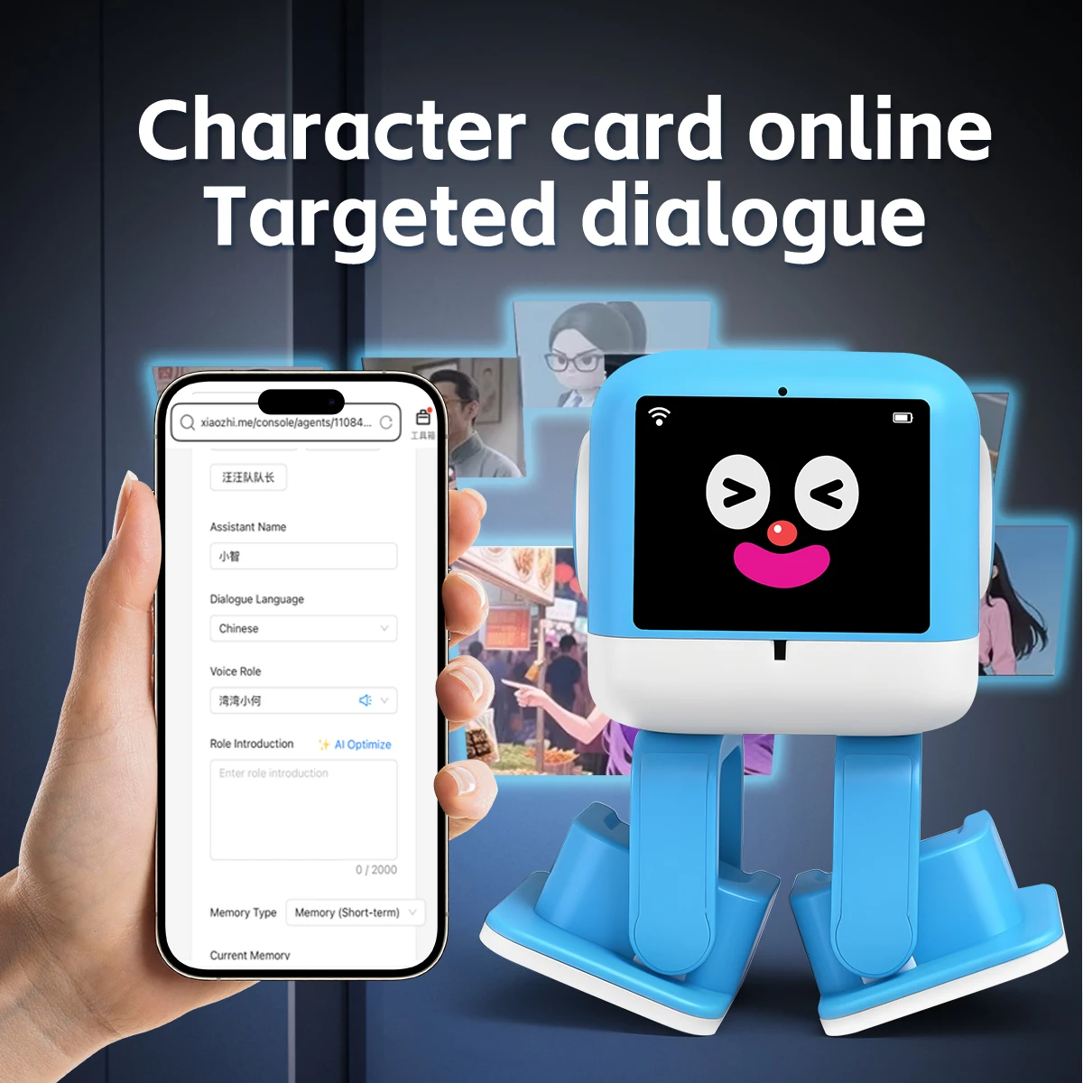 KI-Smart-Roboter mit Integriertem DeepSeek Intelligenter Sprachinteraktion Chatfunktion Touch-Unterbrechung 2