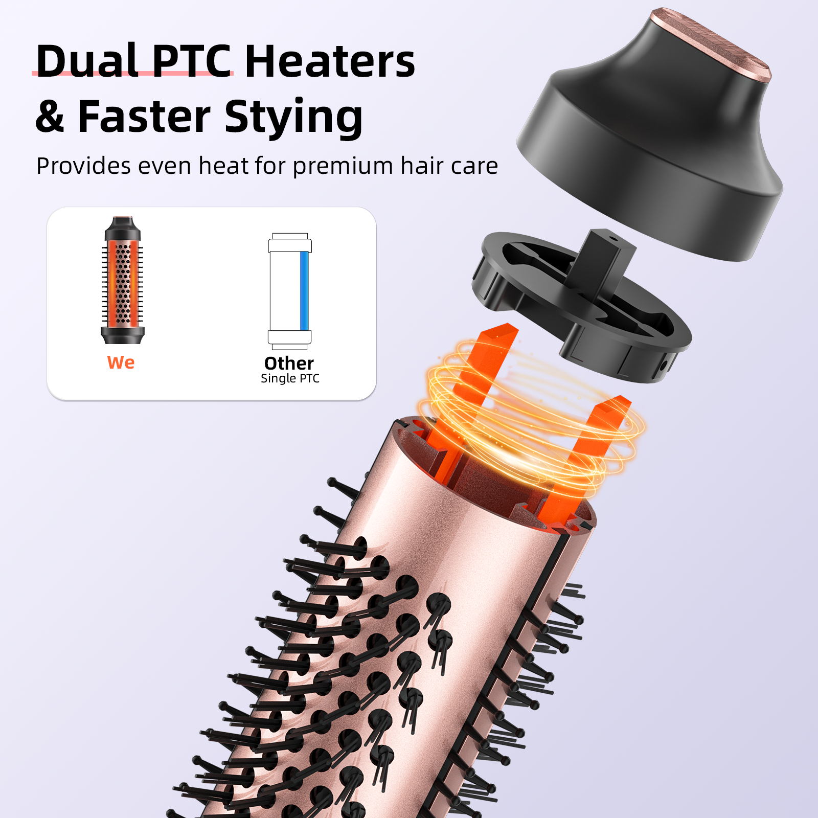 Dual Voltage 3-in-1 Travel Hair Styler 4