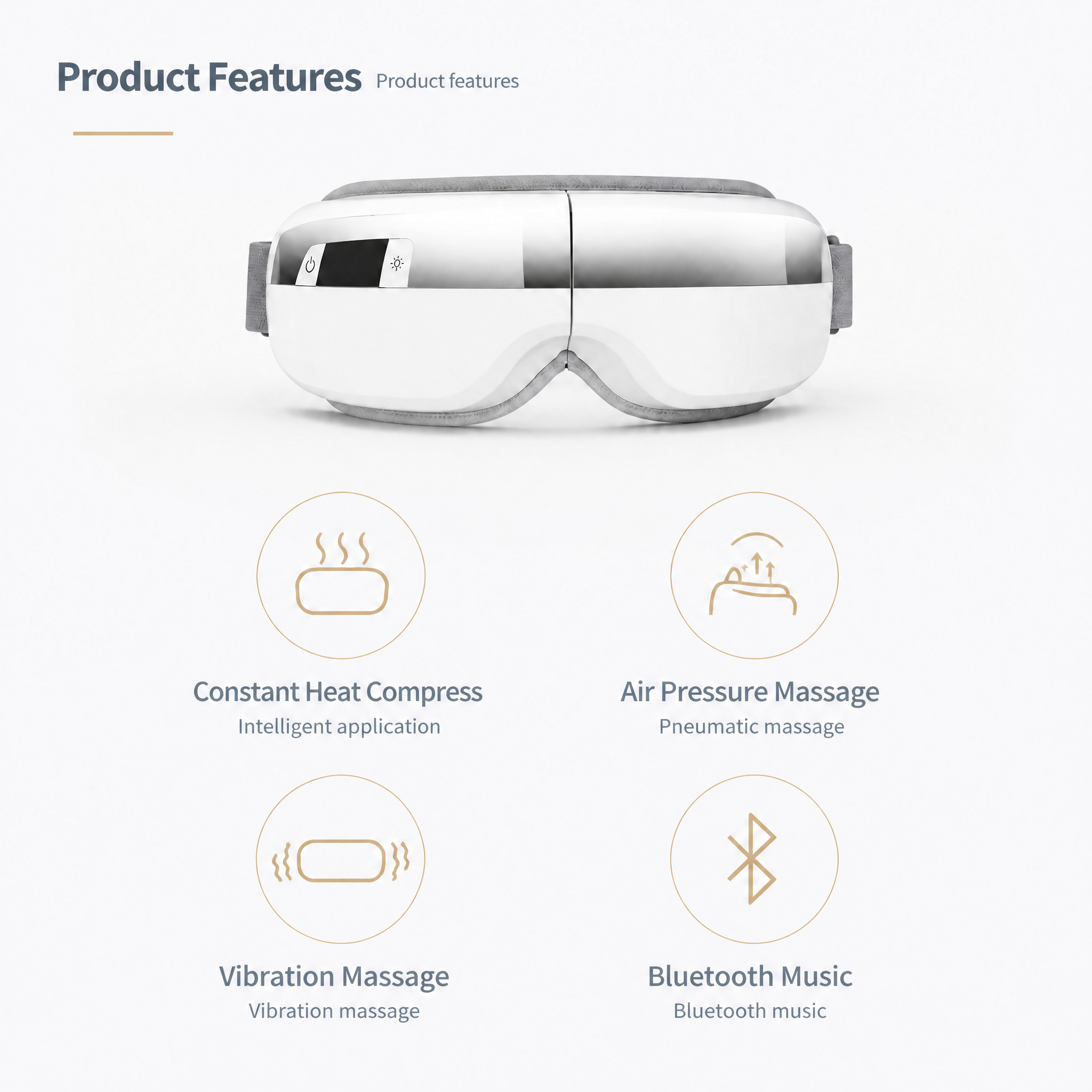 Foldable Smart Eye Massager Bluetooth 2