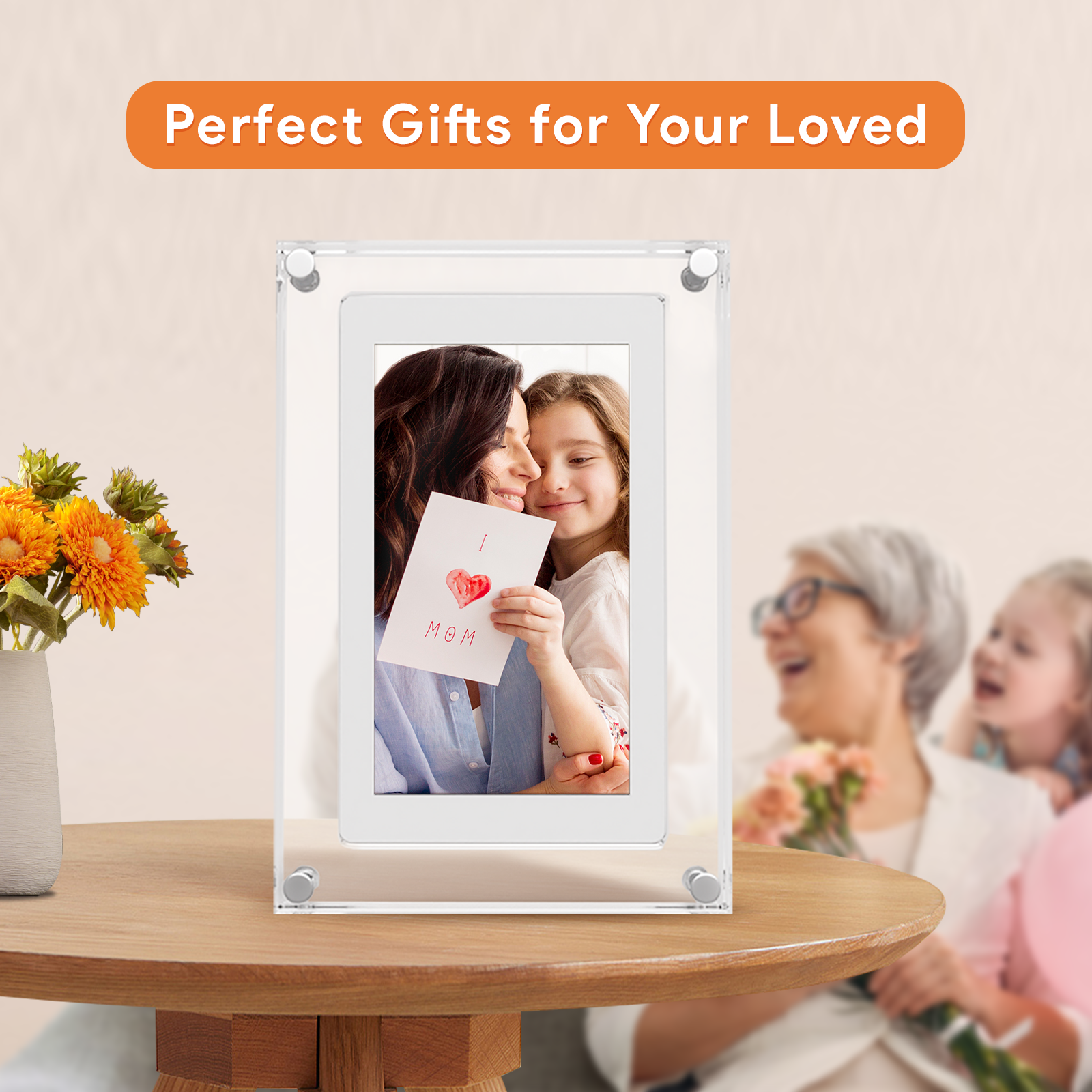 5-Inch Transparent Acrylic Video Frame 2