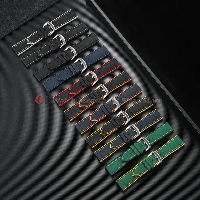 Waterproof Nylon Hybrid Watch Strap, 20 mm 3