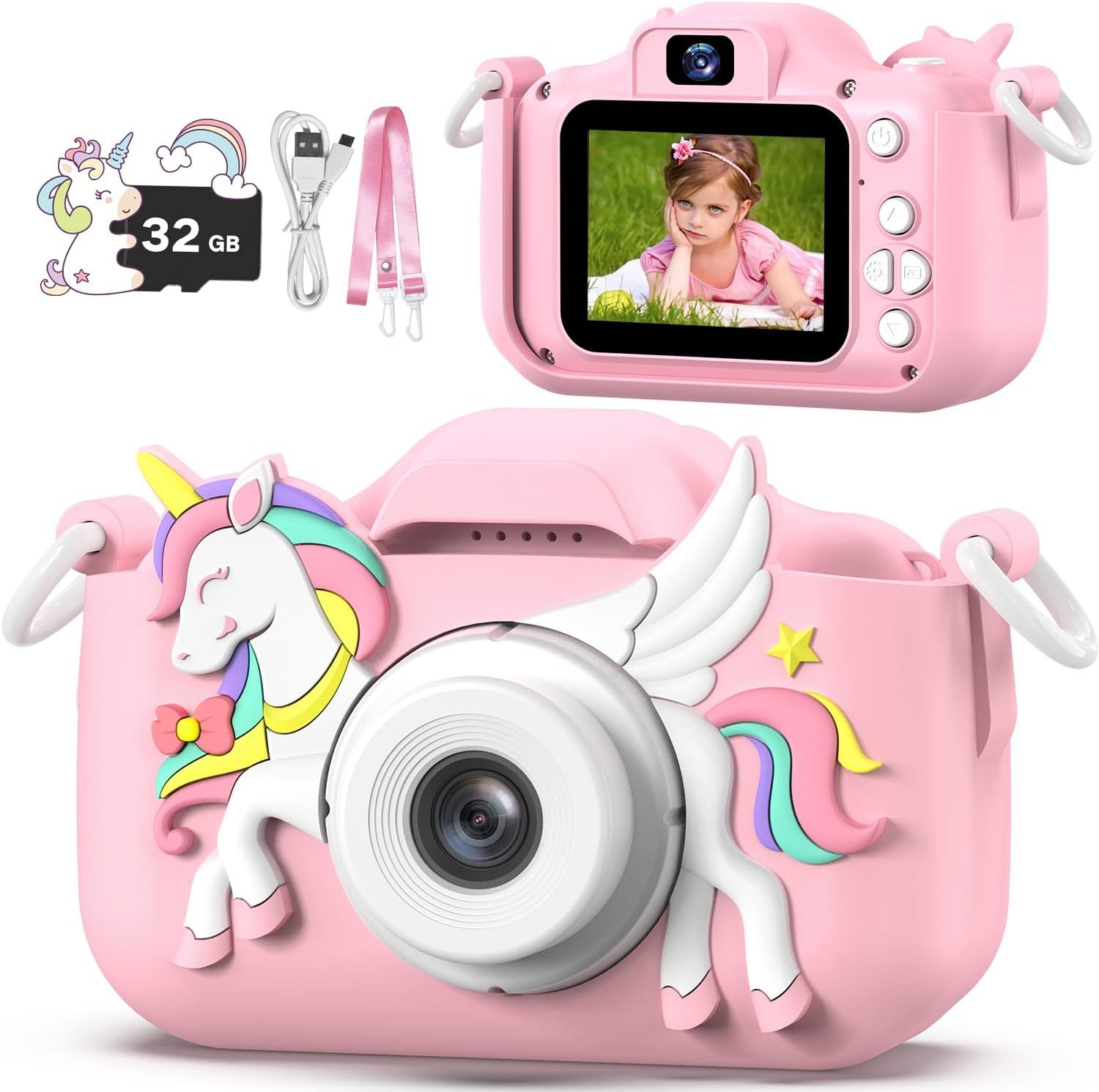 Children's Camera Toys for Girls & Boys 3-12