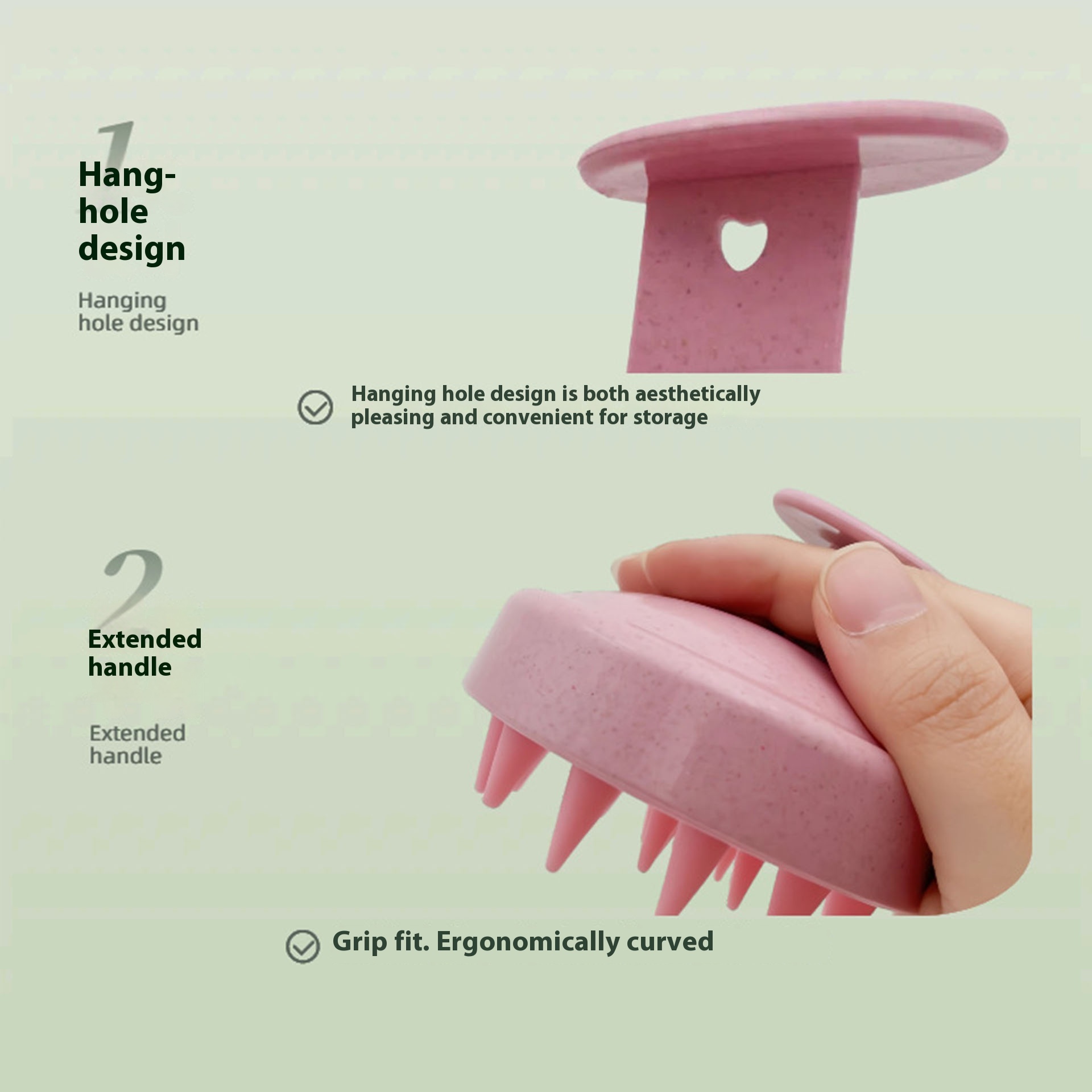 Scalp Massager Shampoo Brush for Women 4