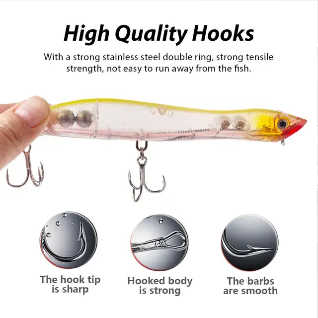 Surface Popper Wobbler Lure 4