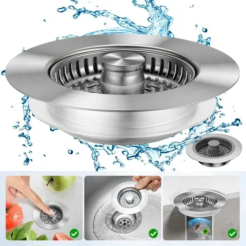 Pop-Up Sink Strainer