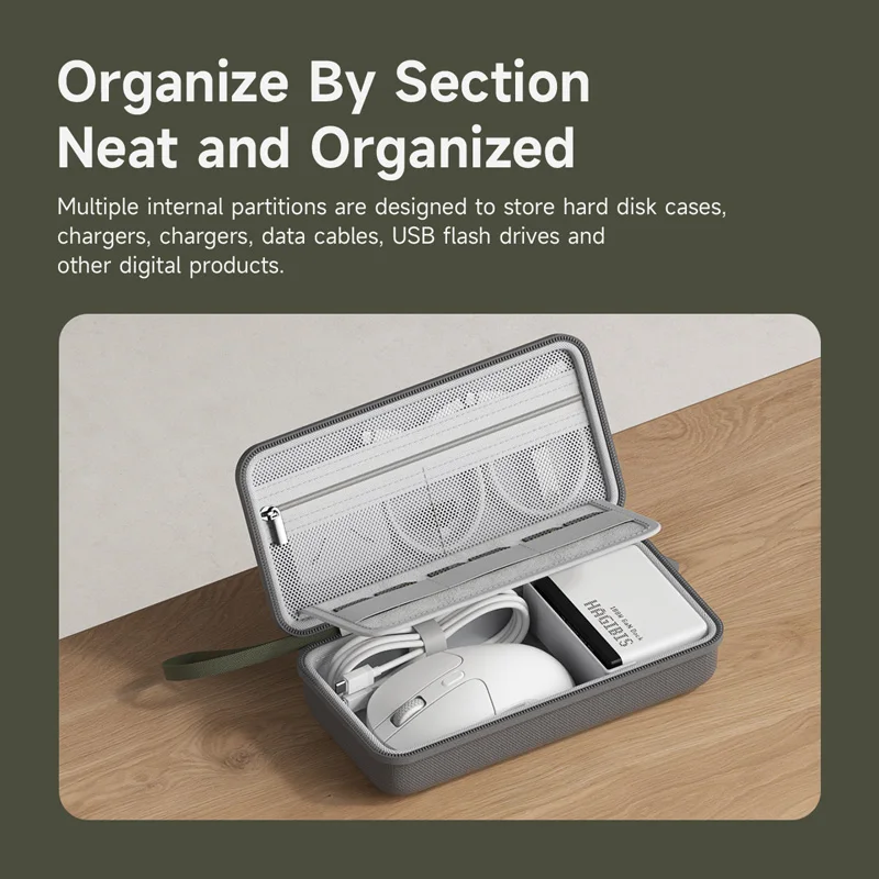 Hagibis Elektronischer Organizer Reise-Kabel-Organizer Tasche Tragbare Tragetasche für 2