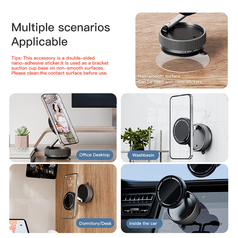 K10A One Touch Magnetic Holder Car Cell Phone 3