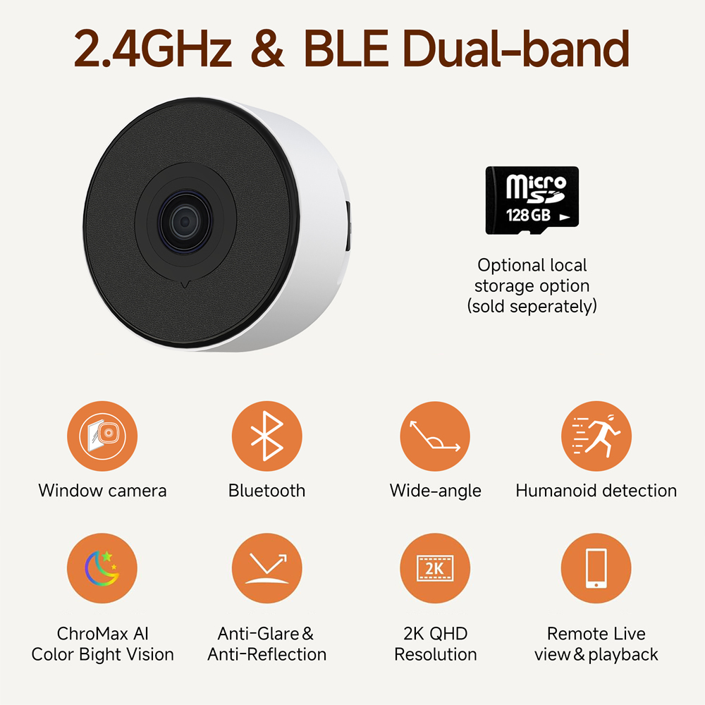 2K WiFi Dome Camera Two-Way Audio 2