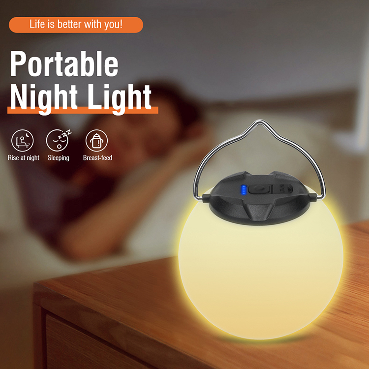 USB Rechargeable Soft Light Bedside Lamp 2