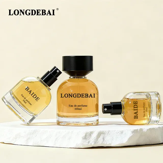Crystal Round Perfume Bottle 100ml Black Cap 3