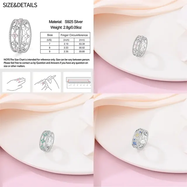 Silver Ring with Ocean Motifs 3