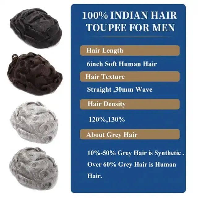 Men's Hair Piece 4