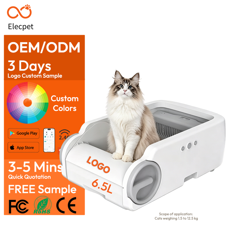 Elecpet Smart App Control Self-Cleaning Automatic Open- Cat