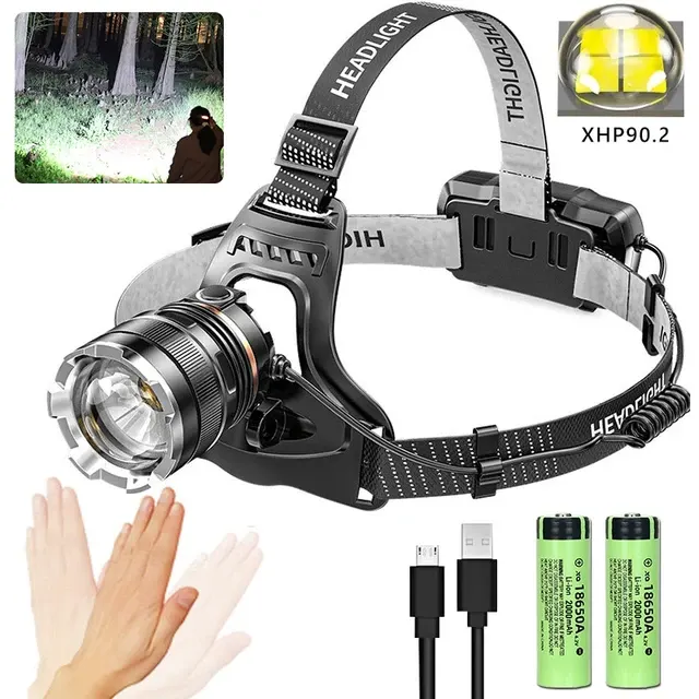 Rechargeable 1000m Range Headlamp 2