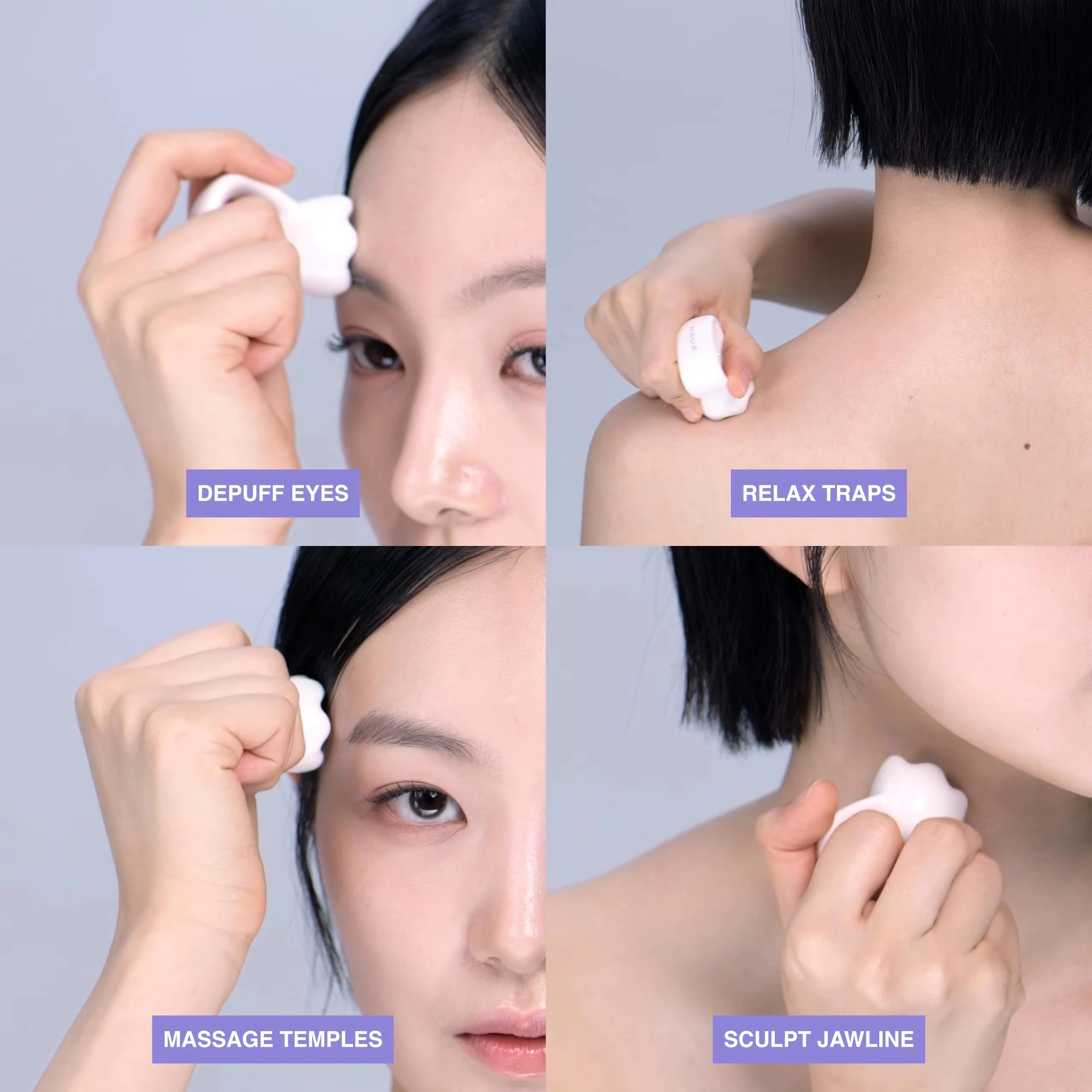 Premium Natur-Keramik Gua-Sha-Werkzeug für Gesicht und Körper Lymphdrainage-Massagegerät 2