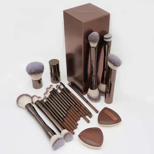 20-teiliges Make-up-Pinsel-Set aus Synthetikhaar 4