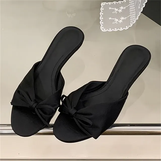 Eilyken Neue Mode Schmetterling-kont Plissee Dünne Low Heels 4