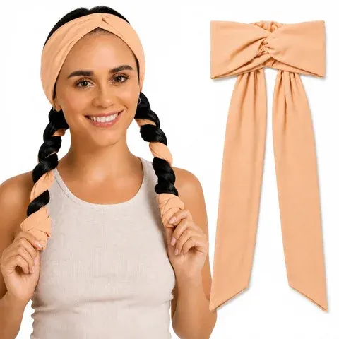 2 In 1 Heat Free Hair Curling Band