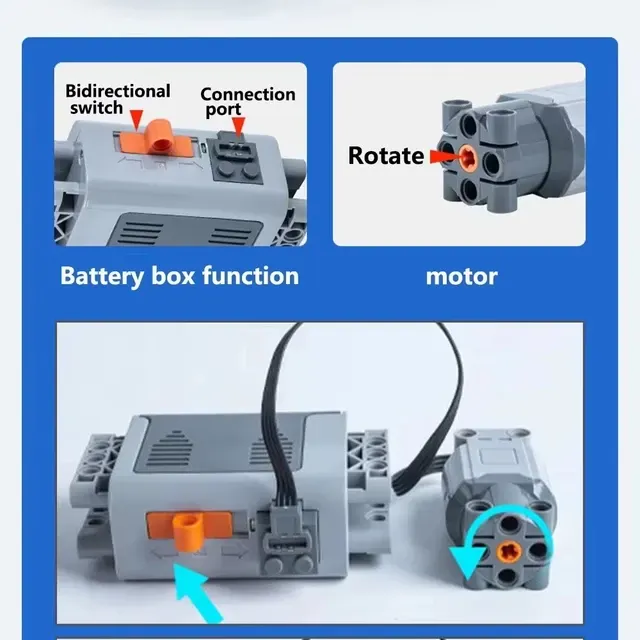 STEM Building Block Kit With Motor 3