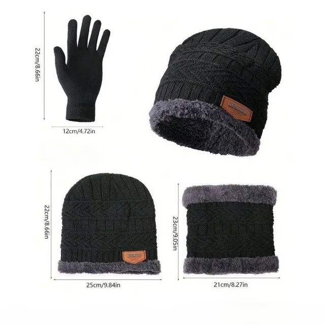 Mütze-Schal-Handschuh-Set 2