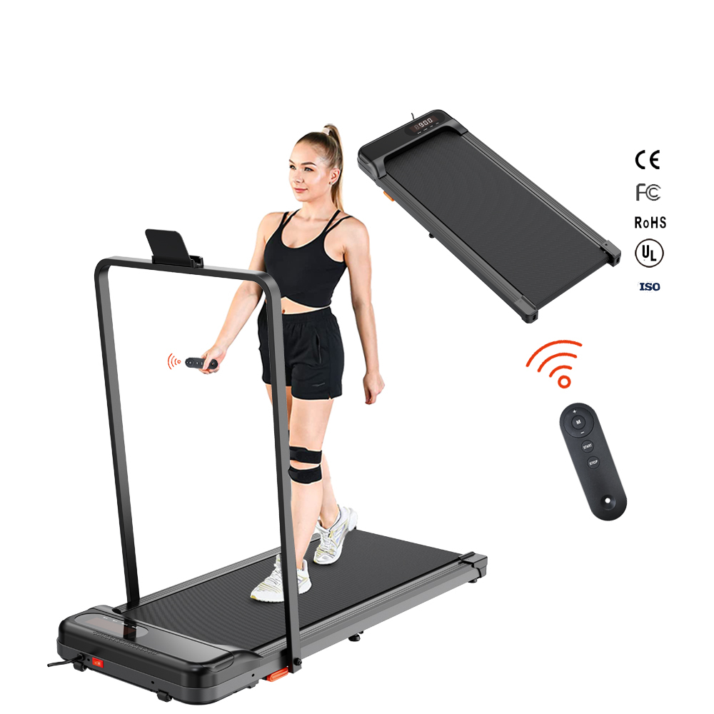 3-in-1 Ultradünnes Laufpad mit Neigung und Fernbedienung