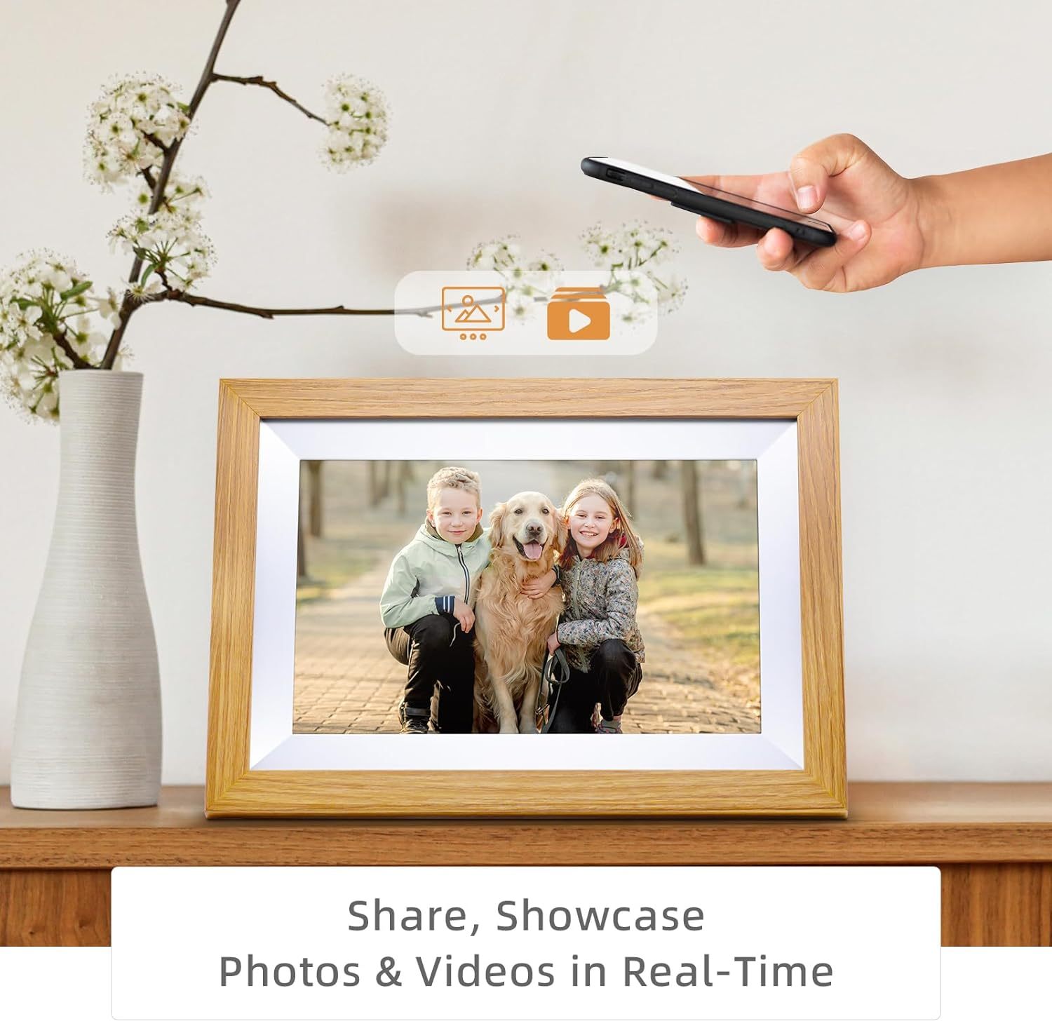 10.1-Inch Touchscreen WiFi Digital Photo Frame 2