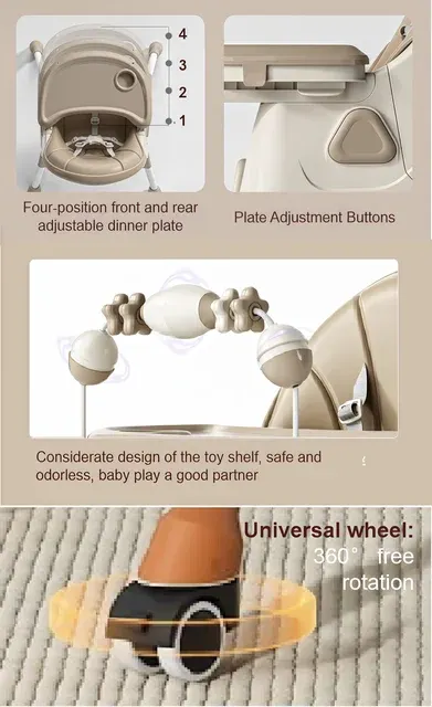 Convertible Baby High Chair 4