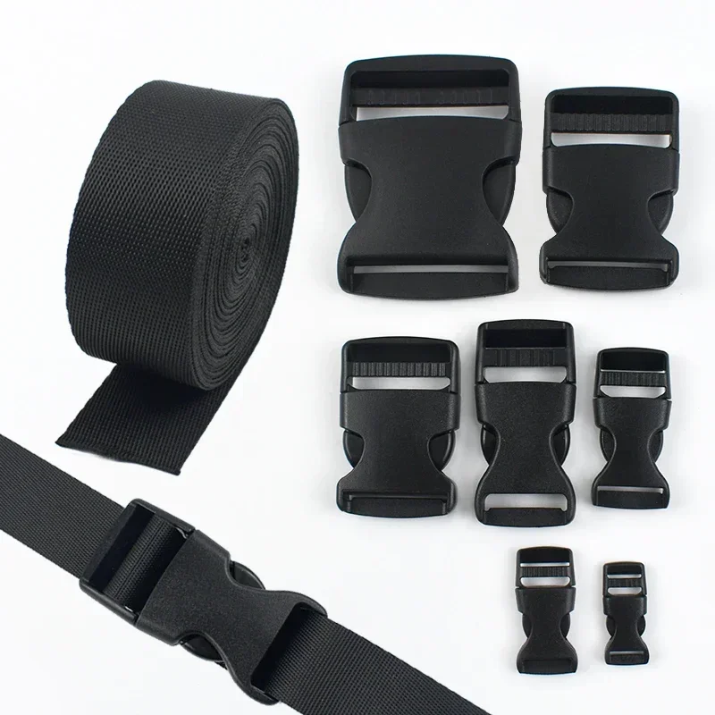 2 5 10 20 Sets 10-50mm Gurtband-Verschluss Schnallen 2