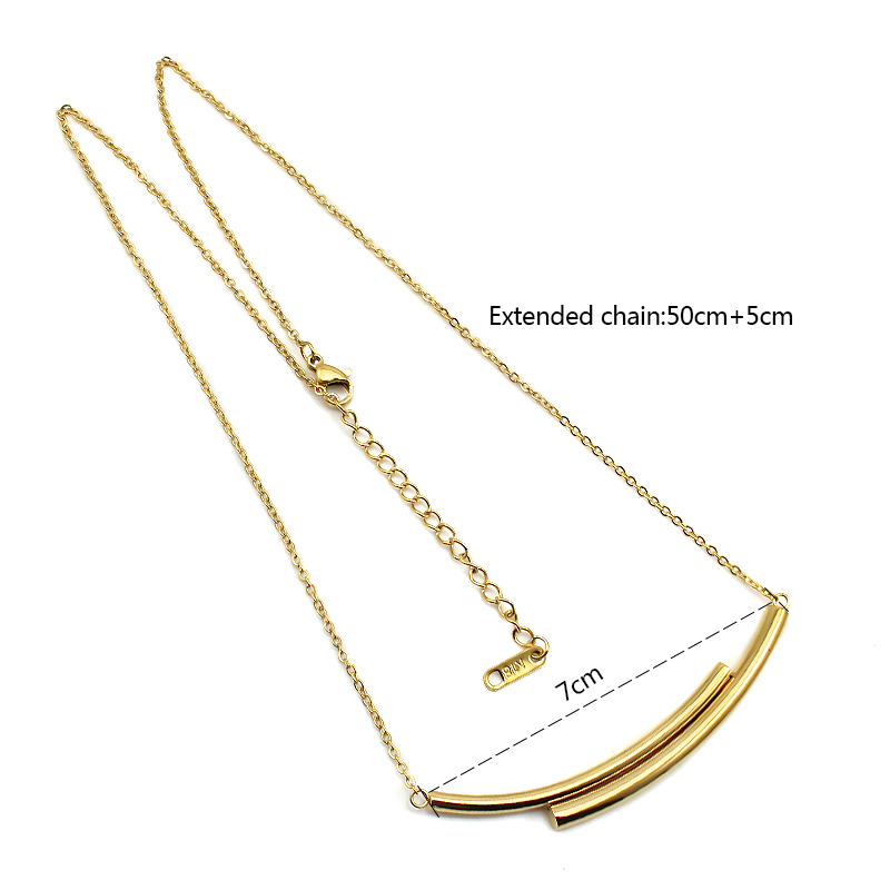 Minimalistische Edelstahl-Halskette für Damen 2