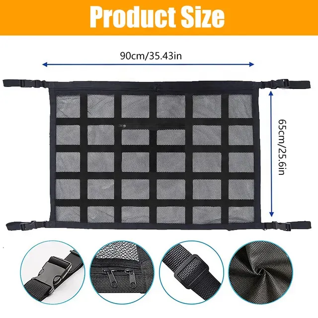 Space-Saving Car Roof Cargo Net 3