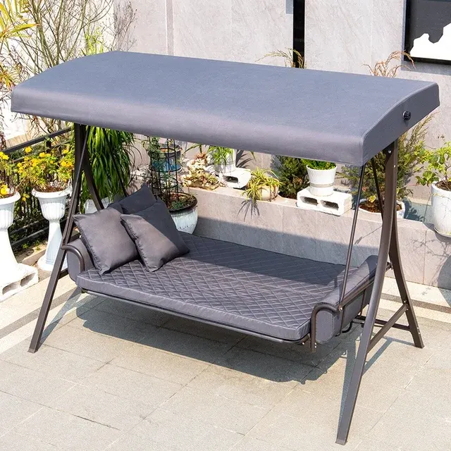 Metal Hanging Bed with Canopy 2