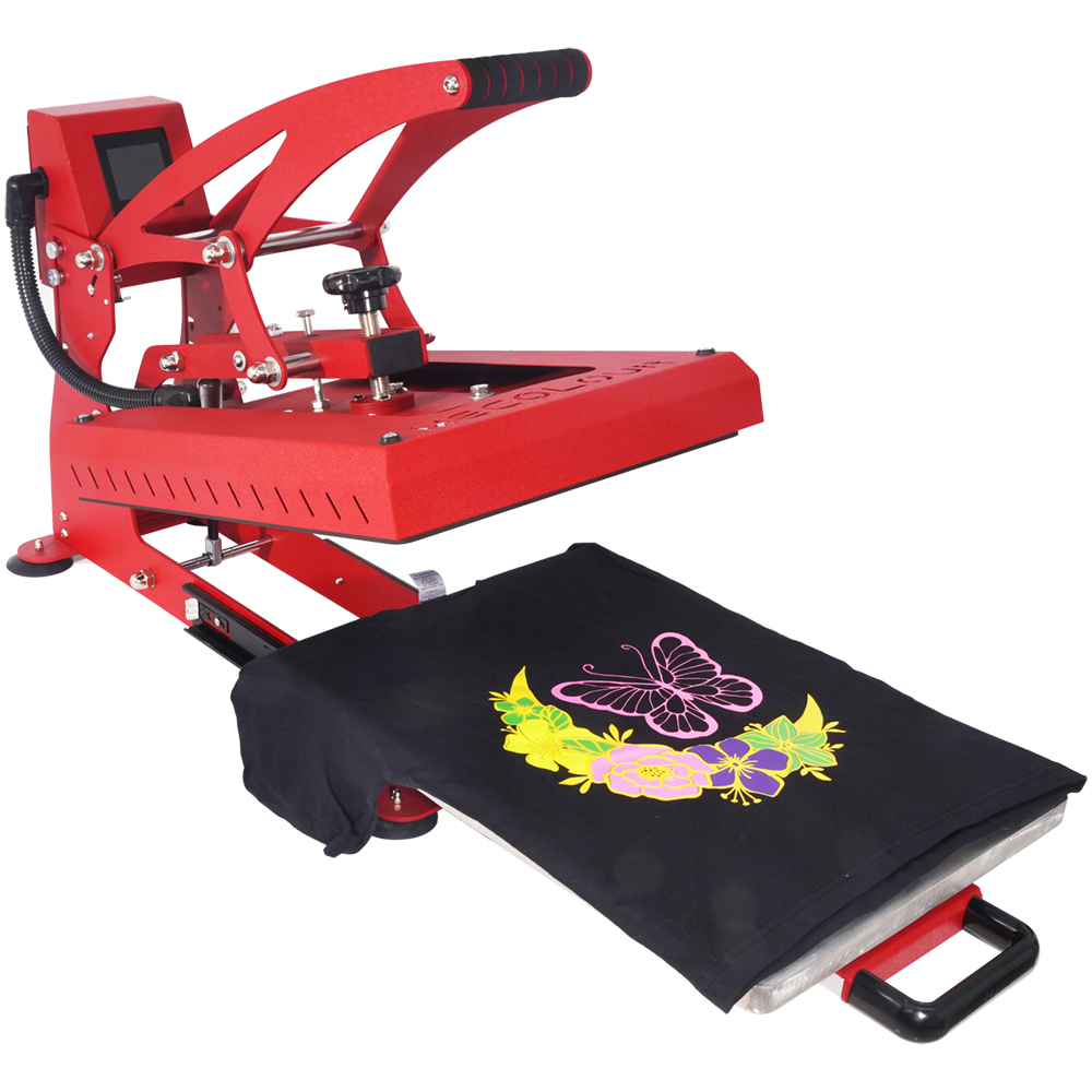 Slide Out Industrial Quality Manual Flatbed Printer T-Shirt