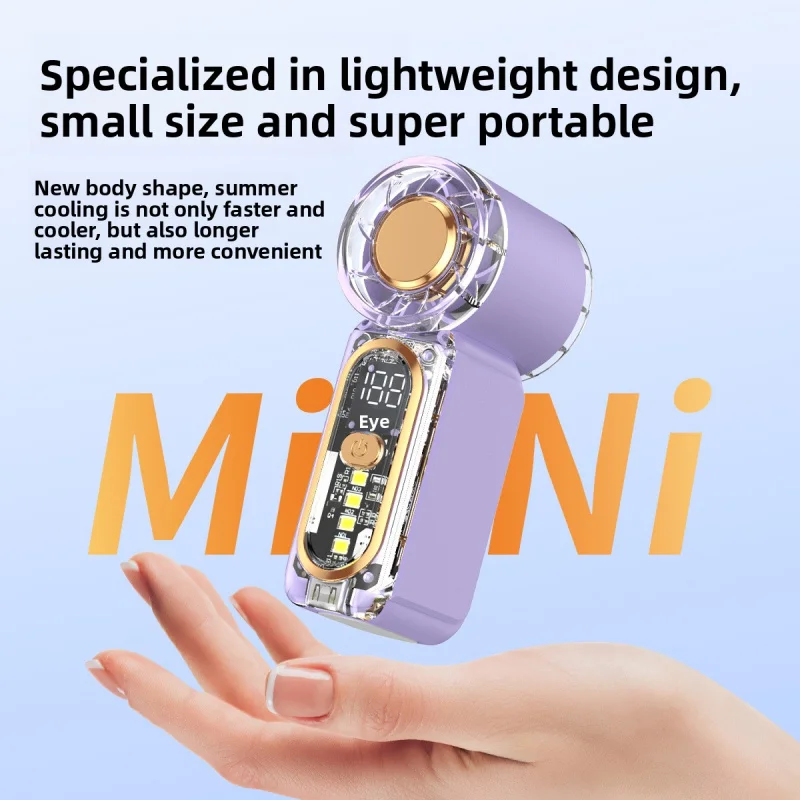 Portable USB Mini Handheld Camping Fan 2