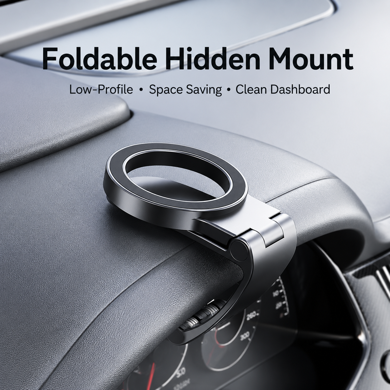 Foldable Magnetic Car Phone Mount 2