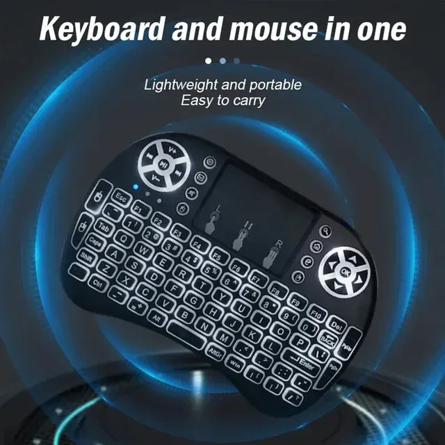Mini Wireless Keyboard with Backlight 2
