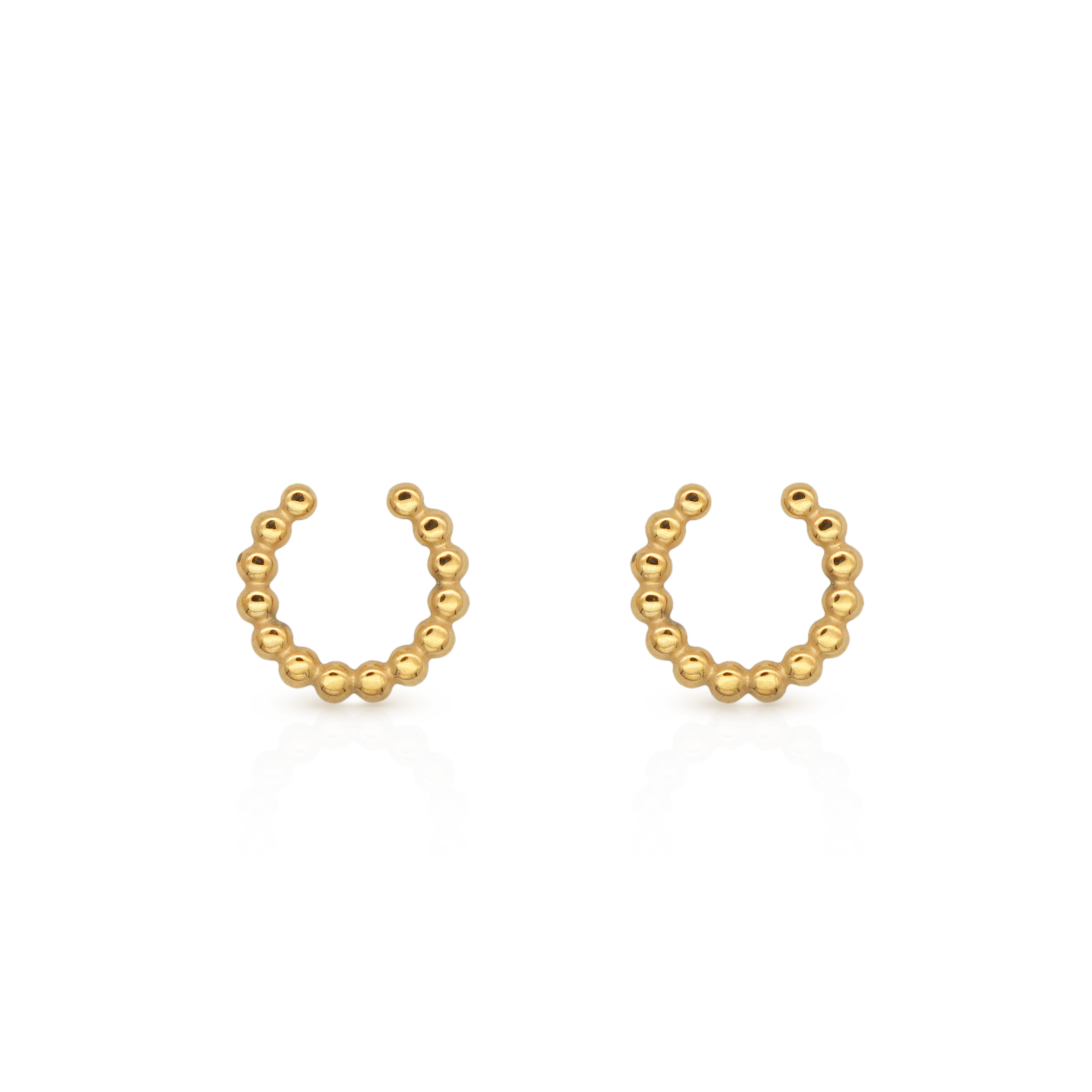 Gold Plated Steel Ear Cuff for Women