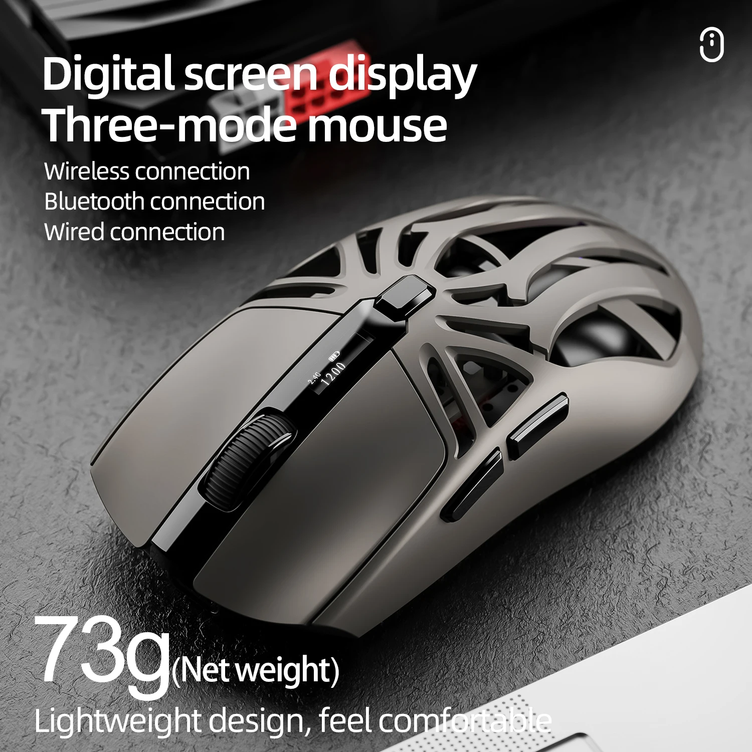SmailWolf RS8 Bluetooth Wireless 2 4g Gaming-Maus Triple-Mode