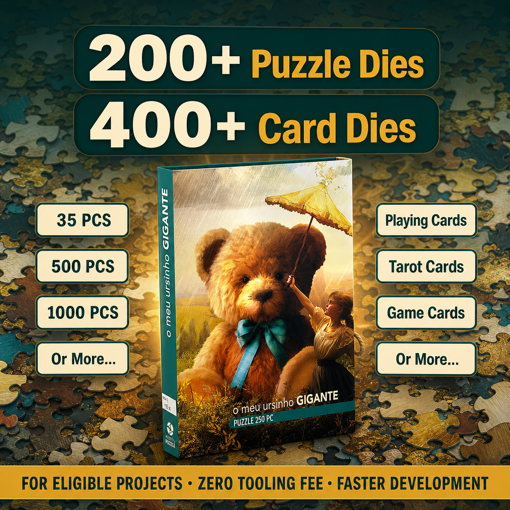 Gold Foil Book Box Puzzle 1000 Pieces 2