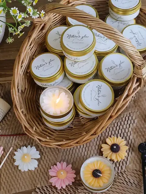 Chamomile Scented Candle in Tin 3