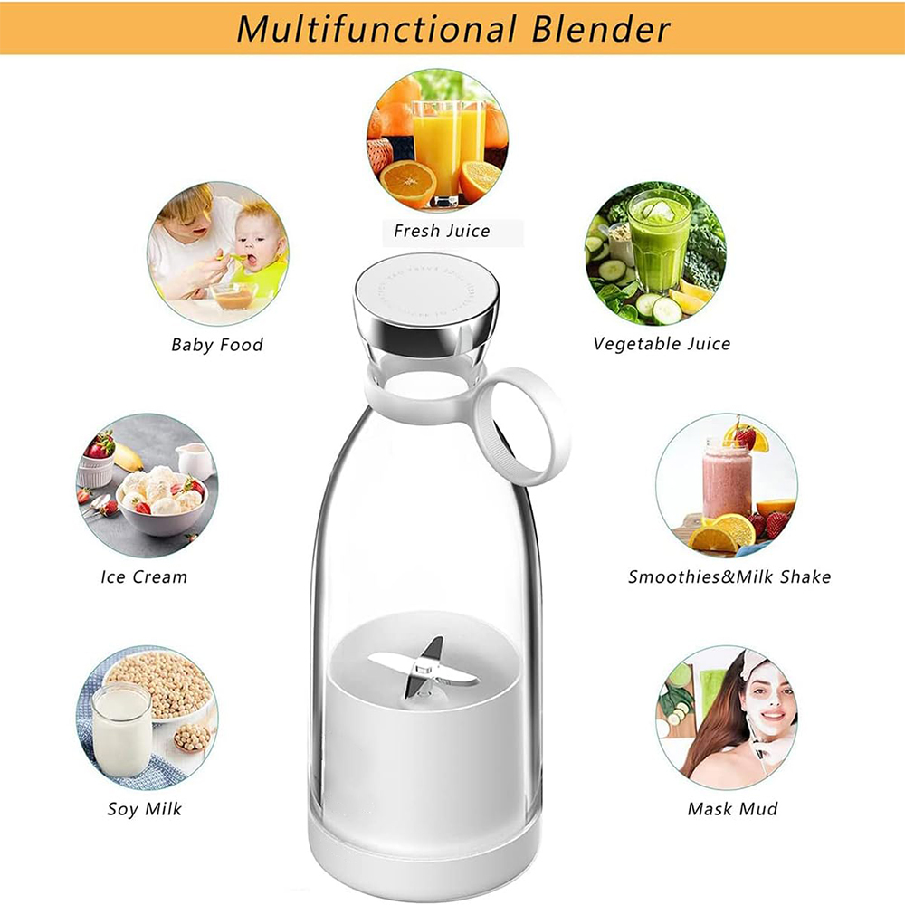Portable Electric Smoothie Blender And Mini Travel Fruit 3