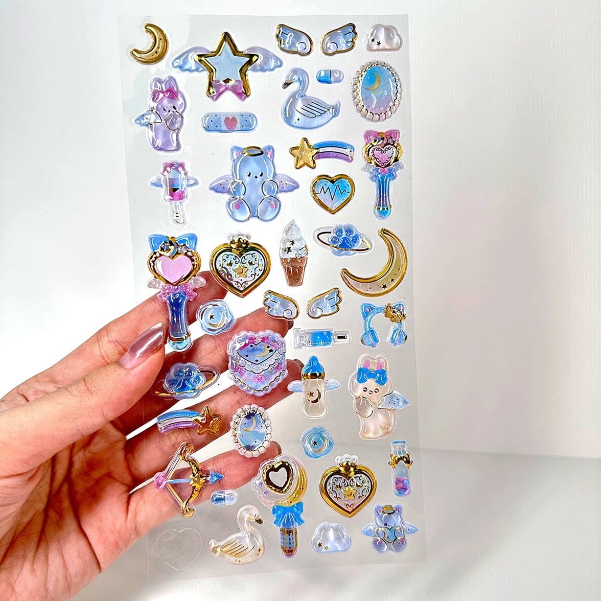 Waterproof 3D Acrylic Diamond Stickers 2