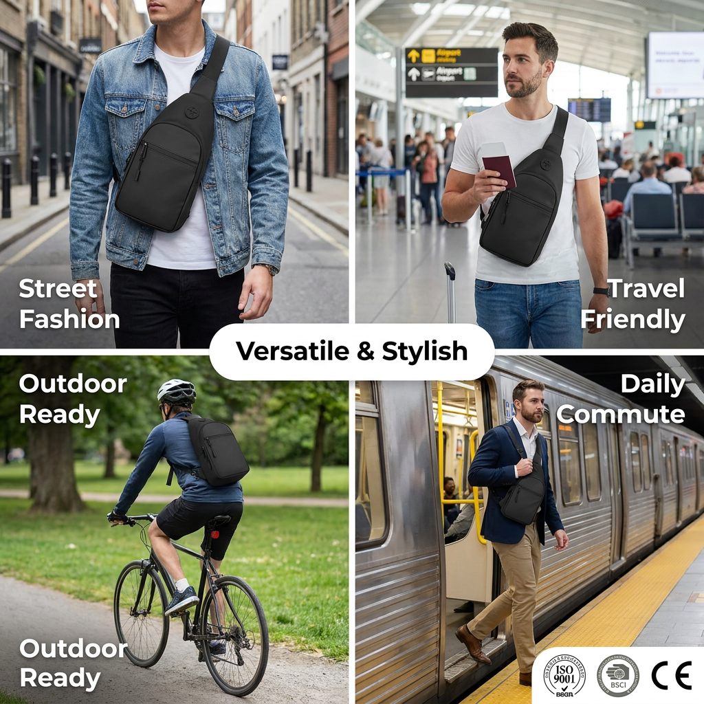 Minimalist Sling Chest Bag Crossbody 3