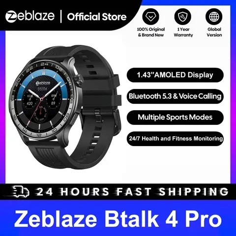 Neue Zeblaze Btalk 4 Pro Smartwatch mit Sprachanruffunktion